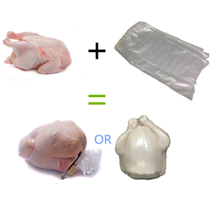 Bolsas de embalaje de plástico retráctil coextruidas de 7 capas para aves de corral y pollo