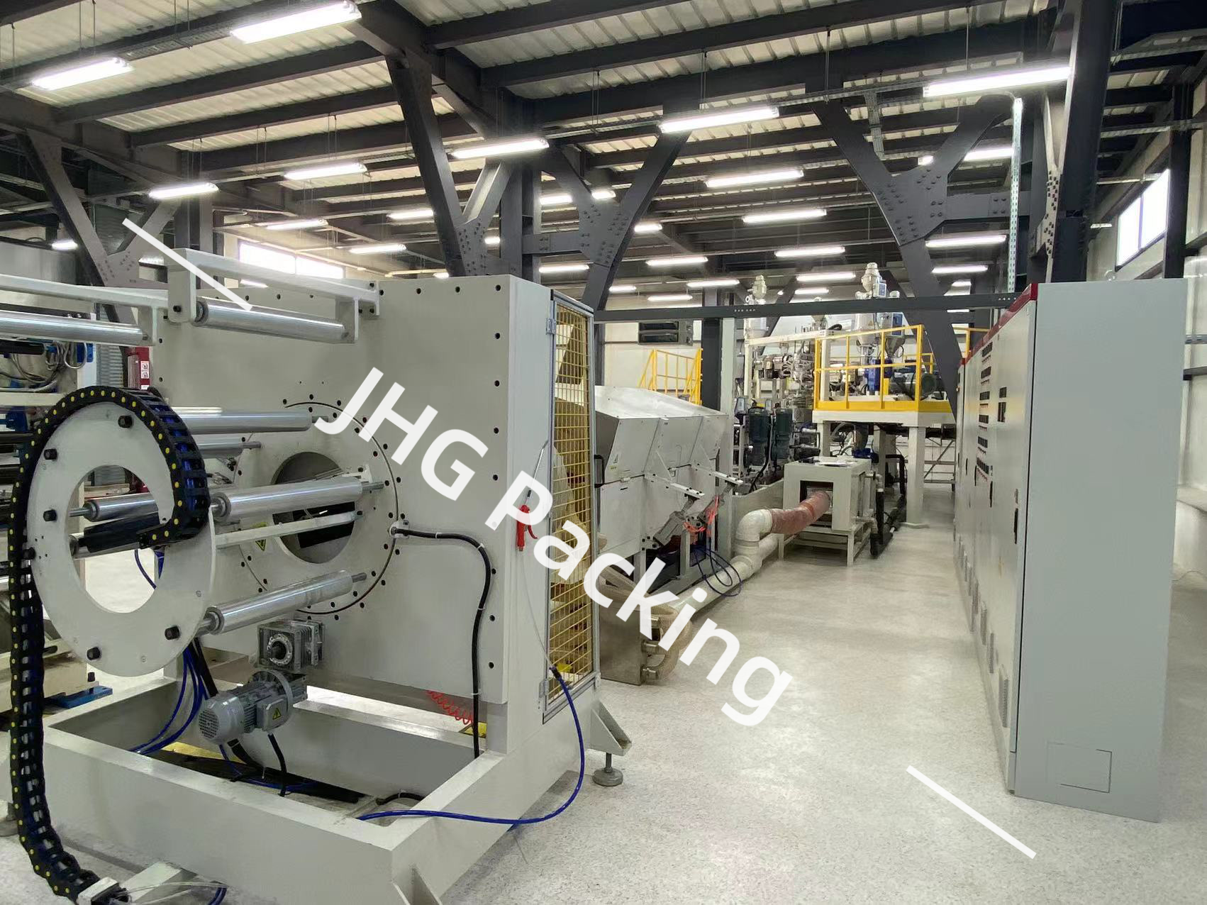 Línea de extrusión de tripas de salchicha de plástico coextruido multicapa personalizable de 3 a 5 capas