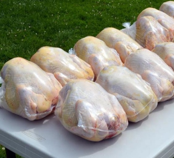 Bolsas termocontraíbles transparentes para aves de corral, sin BPA, con bridas y pajita de silicona para envasar pollos y conejos