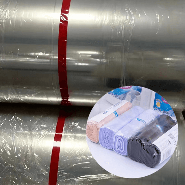 Pel&iacute;cula PCR ampliamente utilizada para bolsas de basura.