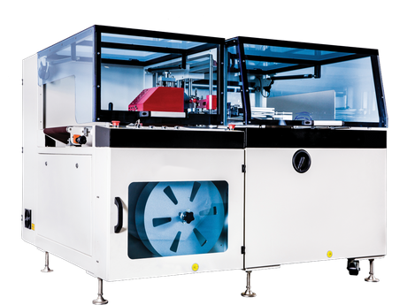 Sellador de barra en L completamente automático con túnel termorretráctil Máquina de envasado de envoltura retráctil de película POF para cajas Cosméticos Envasado de alimentos