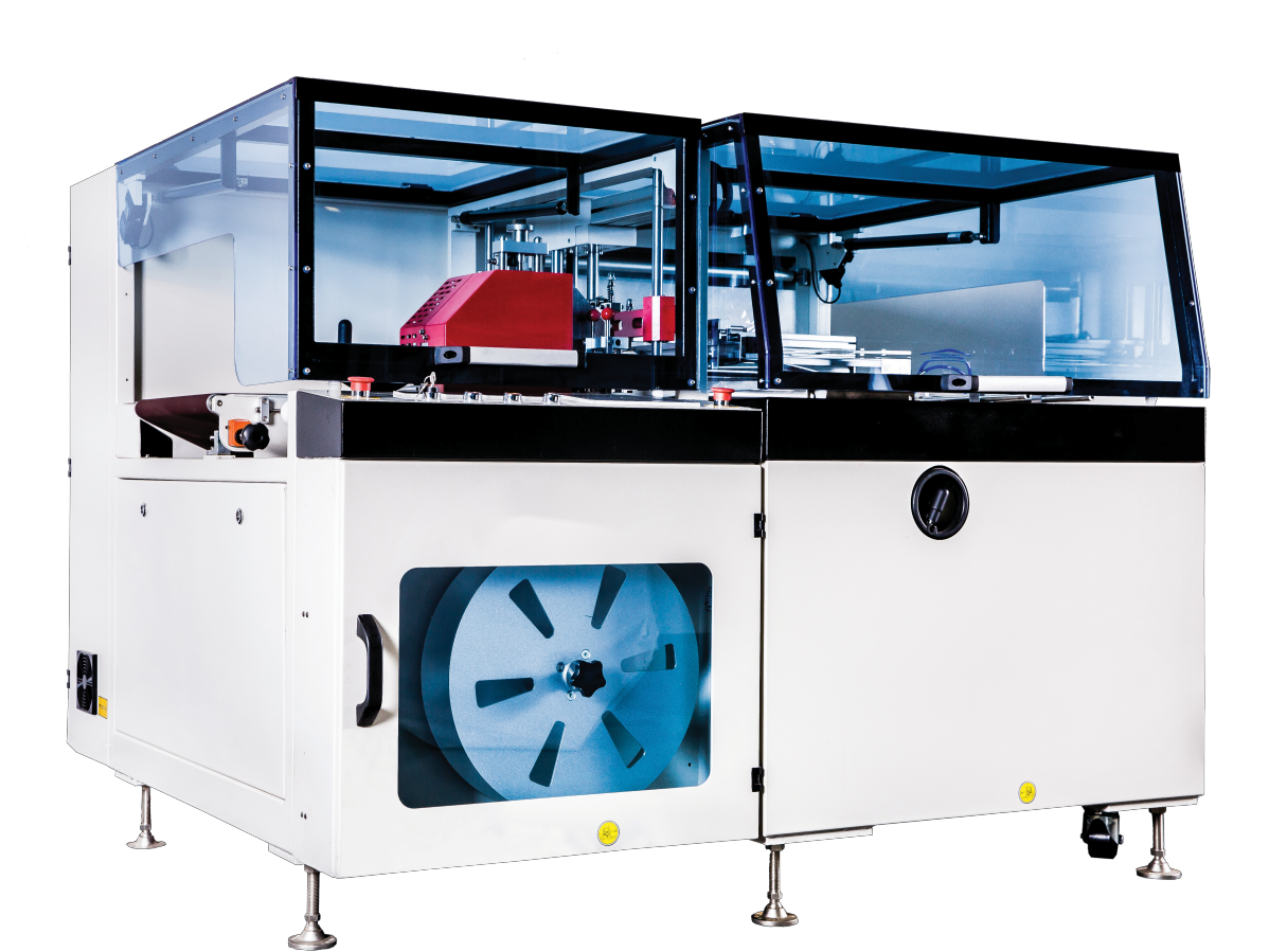 Sellador de barra en L completamente automático con túnel termorretráctil Máquina de envasado de envoltura retráctil de película POF para cajas Cosméticos Envasado de alimentos
